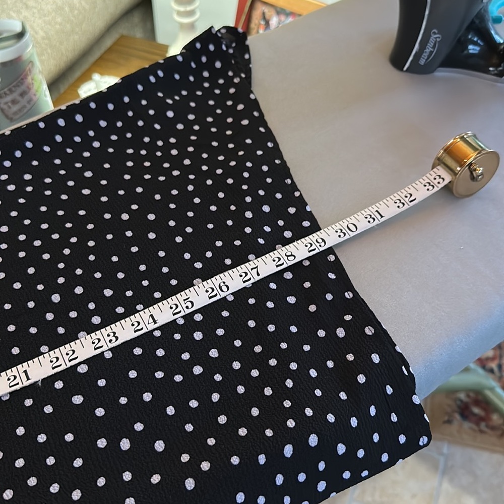 NWT Grey & Gray Black and White Polka Dot Blouse - Picture 6 of 6